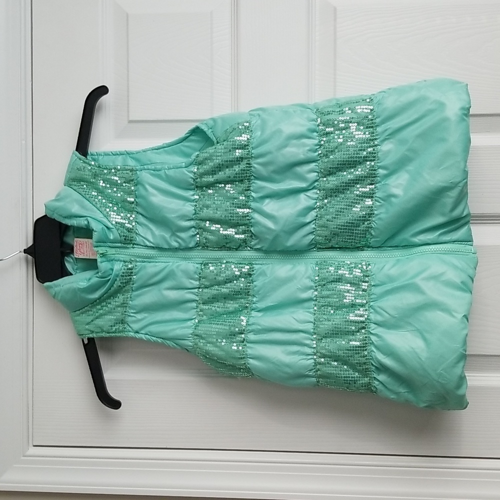 Faded Glory Girl's Full-Zip Puffer Vest